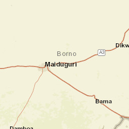 Borno Street Map