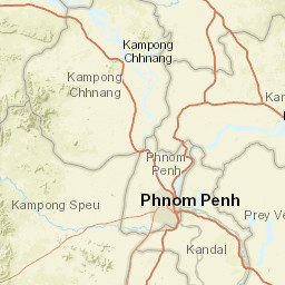 Kampong Chhnang Street Map