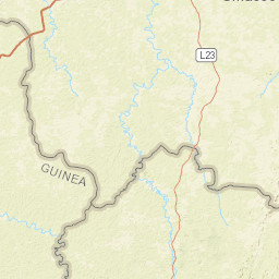 Sikasso Region Street Map