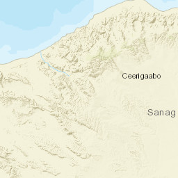 Sanaag Region Street Map