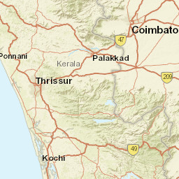 Kerala Street Map