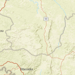 Kérouané Prefecture Street Map