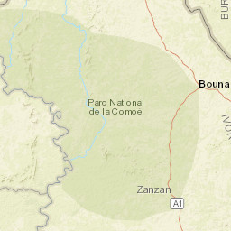 Zanzan Region Street Map