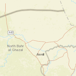 Northern Bahr el Ghazal Street Map