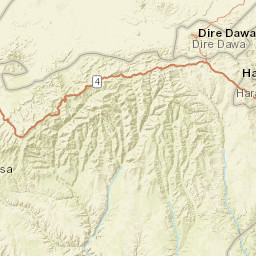 Dire Dawa Street Map