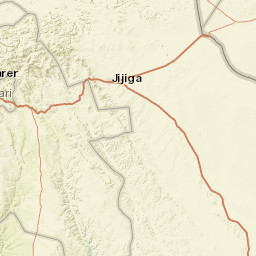 Harari Region Street Map