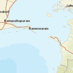 Mannar District Street Map