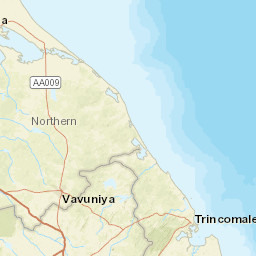 Northern Province Street Map