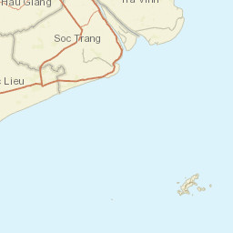 Hậu Giang Street Map