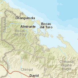 Chiriquí Province Street Map