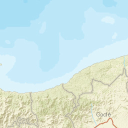 Coclé Province Street Map