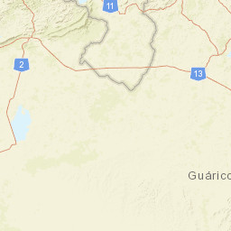Guárico Street Map