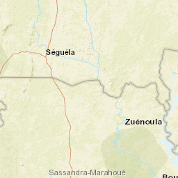 Woroba District Street Map