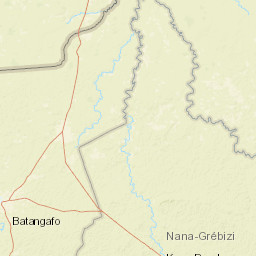 Nana-Grébizi Economic Prefecture Street Map