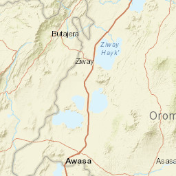 Ethiopia Street Map