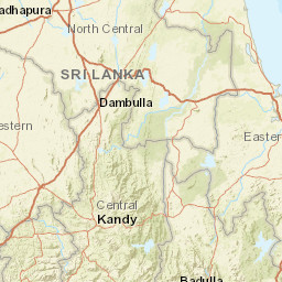 Central Province Street Map
