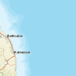 Ampara District Street Map