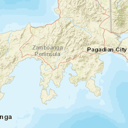 Zamboanga Peninsula Street Map