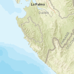 Emberá-Wounaan Comarca Street Map