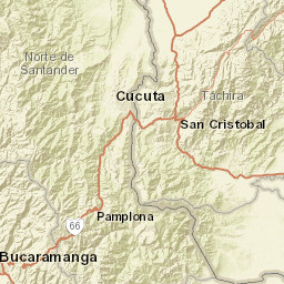 Norte de Santander Street Map