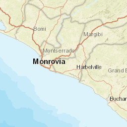Montserrado County Street Map