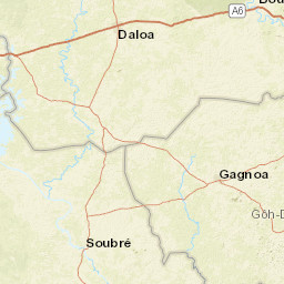 Sassandra-Marahoué District Street Map