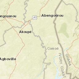Moyen-Comoé Street Map