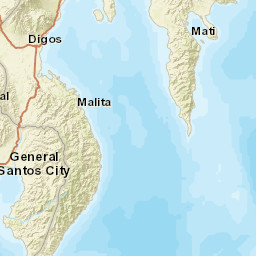 Davao del Sur Street Map