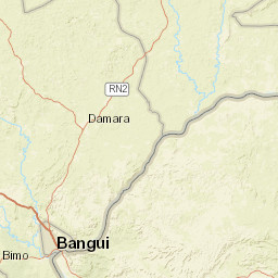 Ombella-M'Poko Prefecture Street Map