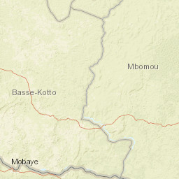 Basse-Kotto Prefecture Street Map