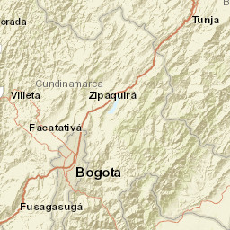 Cundinamarca Street Map