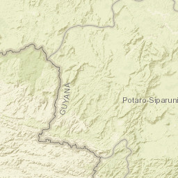 Potaro-Siparuni Street Map