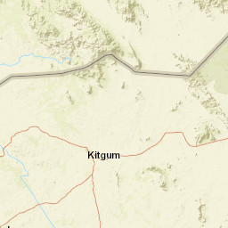 Kitgum District Street Map