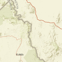 Kaabong District Street Map
