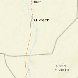 Middle Shebelle Street Map