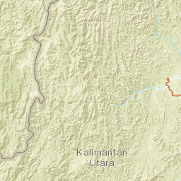 Kalimantan Utara Street Map