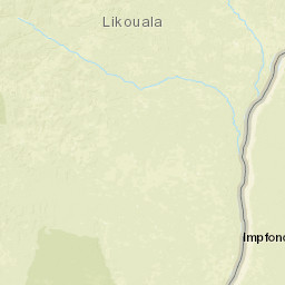Likouala Department Street Map