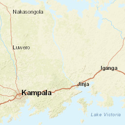 Kaliro District Street Map