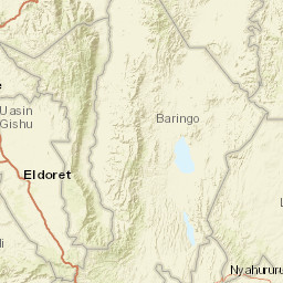 Uasin Gishu Street Map