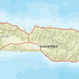 Gorontalo Street Map