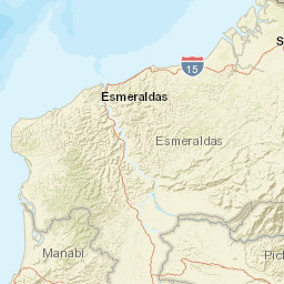 Esmeraldas Street Map