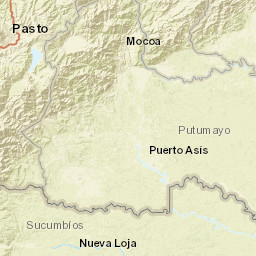 Sucumbíos Street Map