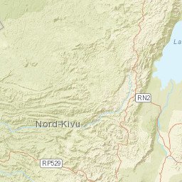 Nord-Kivu Street Map