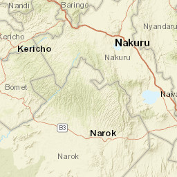 Nakuru Street Map