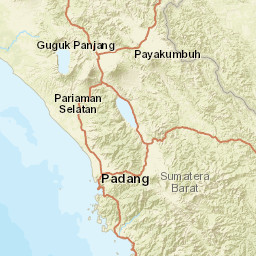 Sumatera Barat Street Map