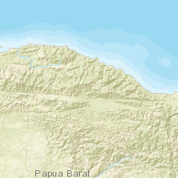 Papua Barat Street Map
