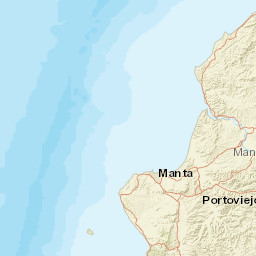 Manabí Street Map