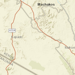 Machakos Street Map