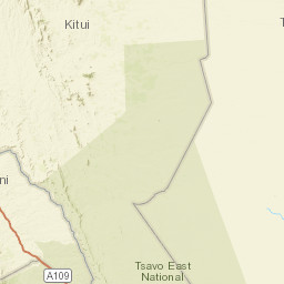 Kitui Street Map