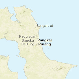 Kepulauan Bangka Belitung Street Map